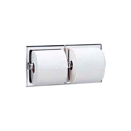 Bobrick Bobrick 600 Series Recessed Double Tissue Dispenser - Satin - B6977